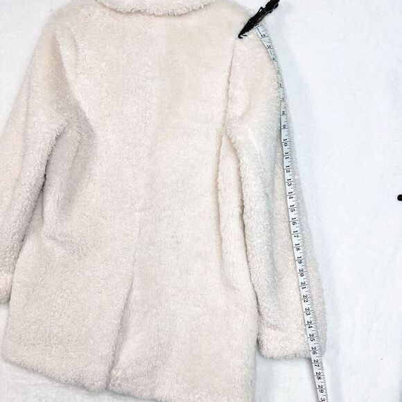 Joe’s Jeans Pascale Faux-Shearling Coat in Cream Size S NWT - Picture 13 of 16